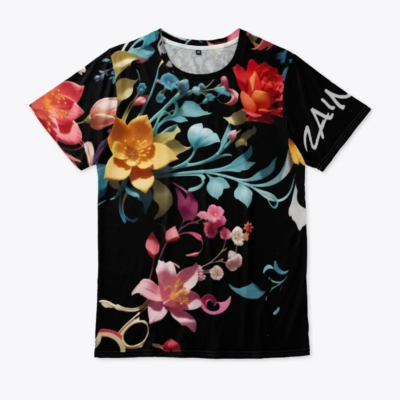 Roses T-shirt with a touch of innovation